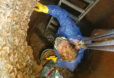 Confined space worker